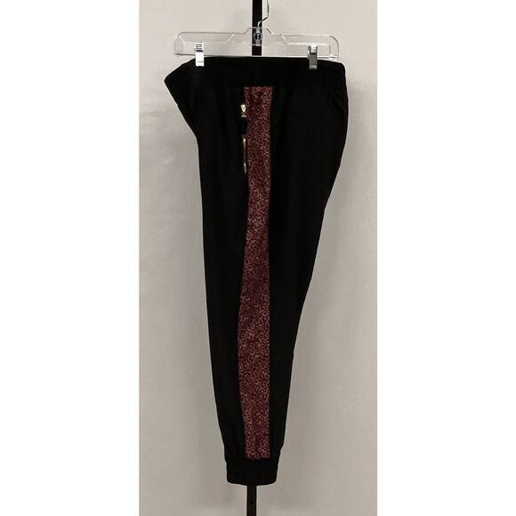 Chico’s Women’s 2-Piece Set Jacket Pants Size 2P Petite Animal Print Pink Black - Picture 6 of 10